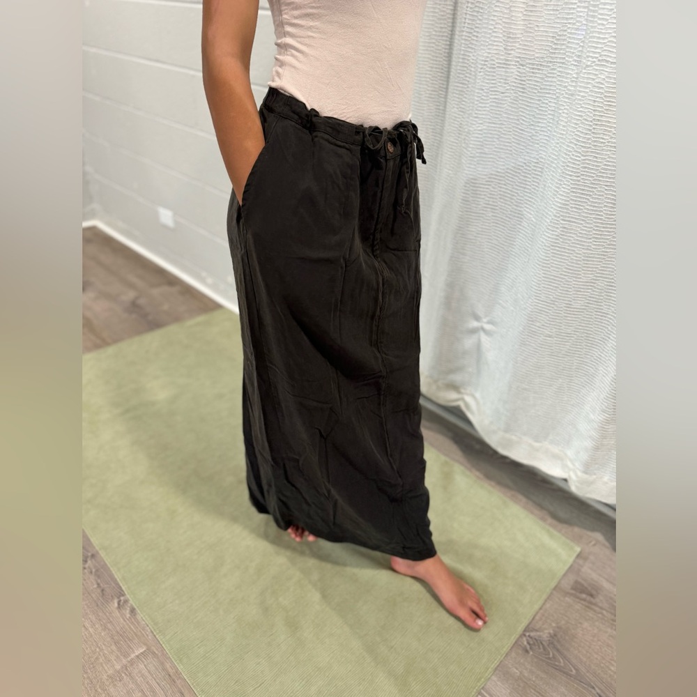 Adriana Bermani | Tencel Drawstring Skirt Size 14